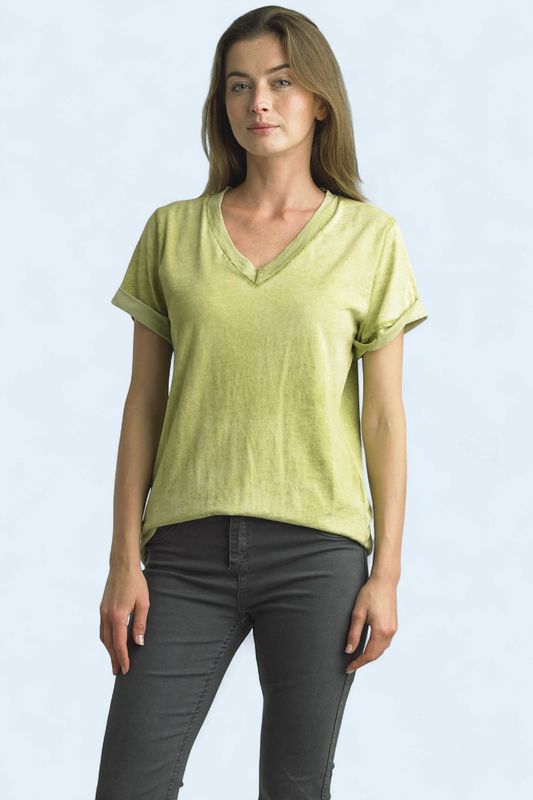 V Neck T Vintage