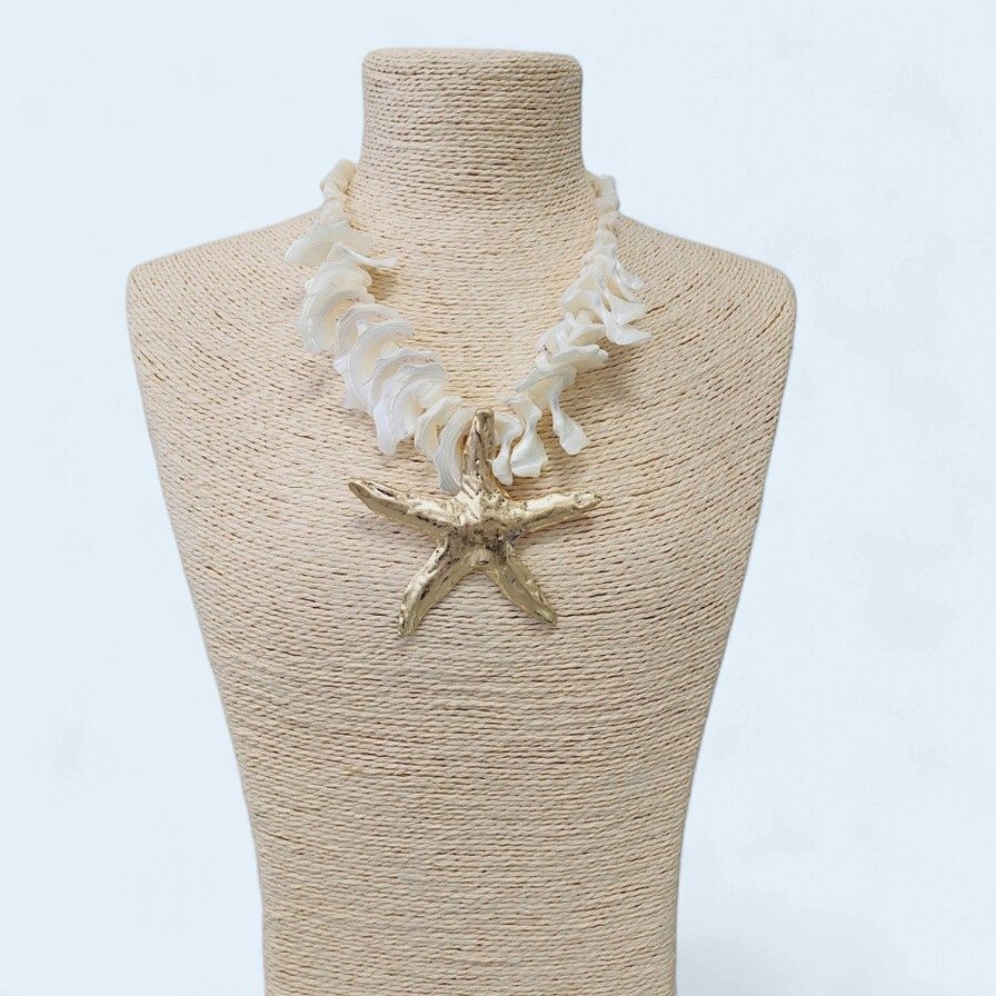 Golden Starfish Necklace