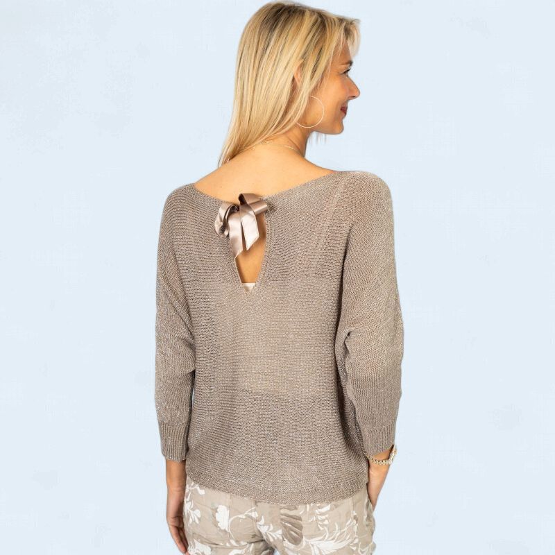 Audrey Sweater (Back Bow) O/S