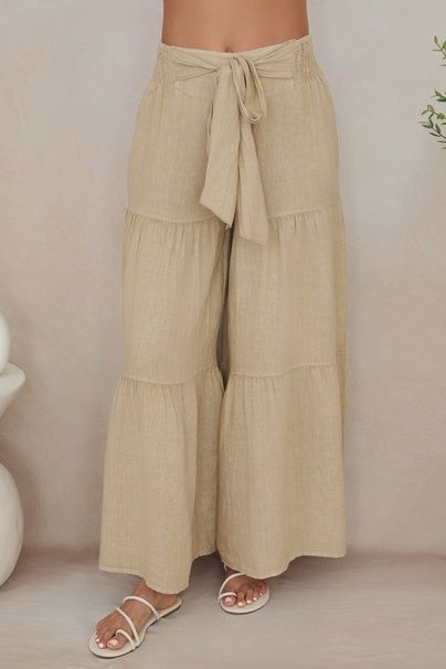Halle Linen Pant, Size: XS