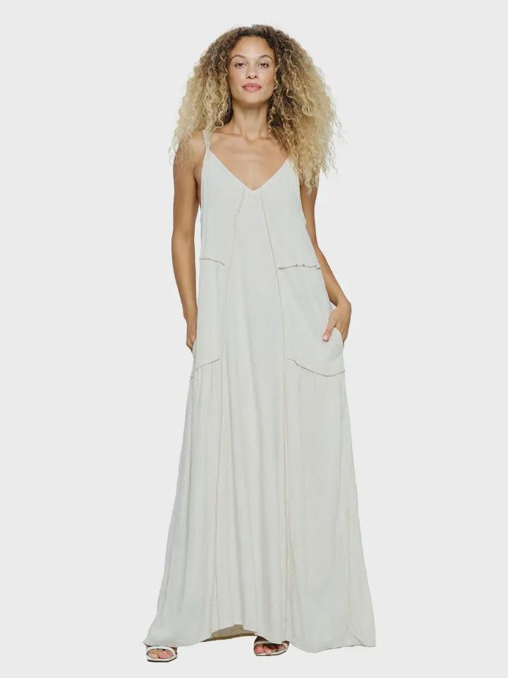 Boho Maxi Solid, Colour: IVORY, Size: S