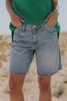 Low Rise Classic Denim Short