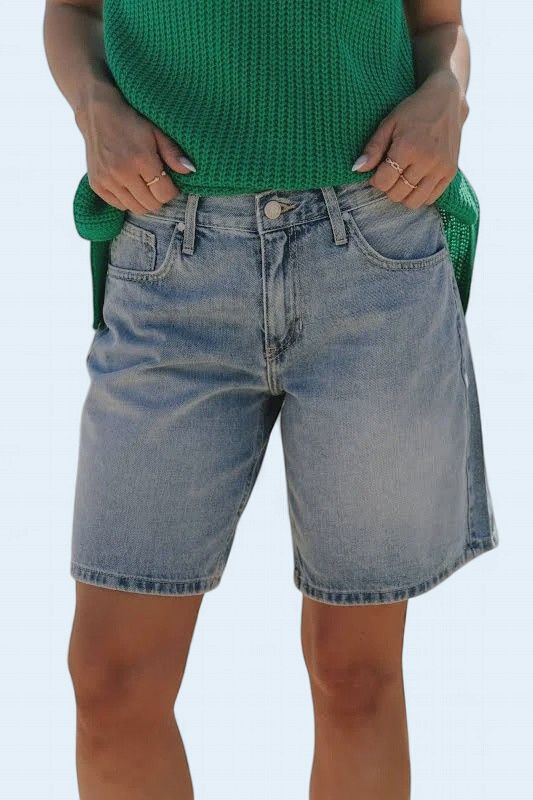 Low Rise Classic Denim Short