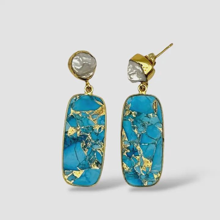 Mohave Turquoise Earring
