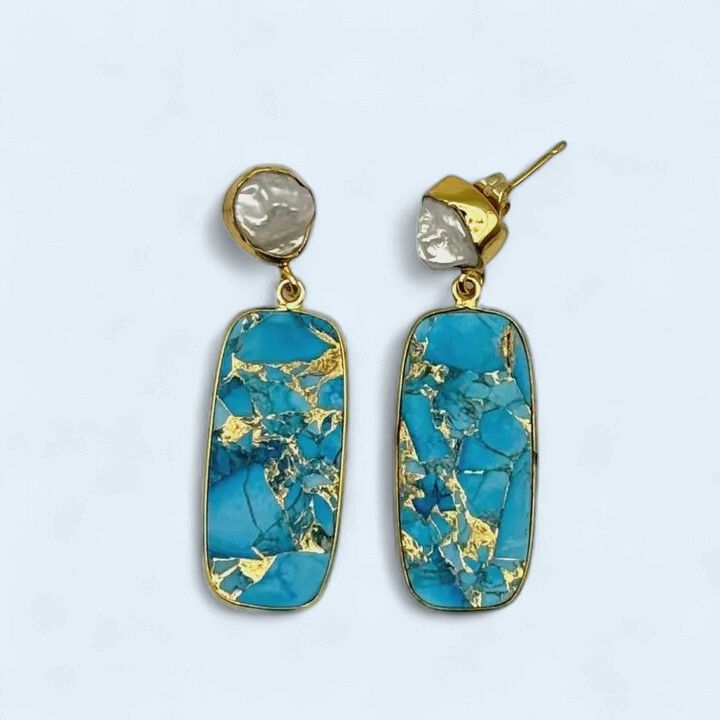 Mohave Turquoise Earring