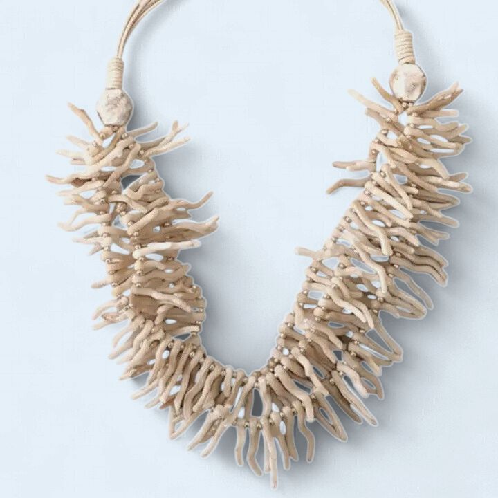 Coral  Adjustable Necklace