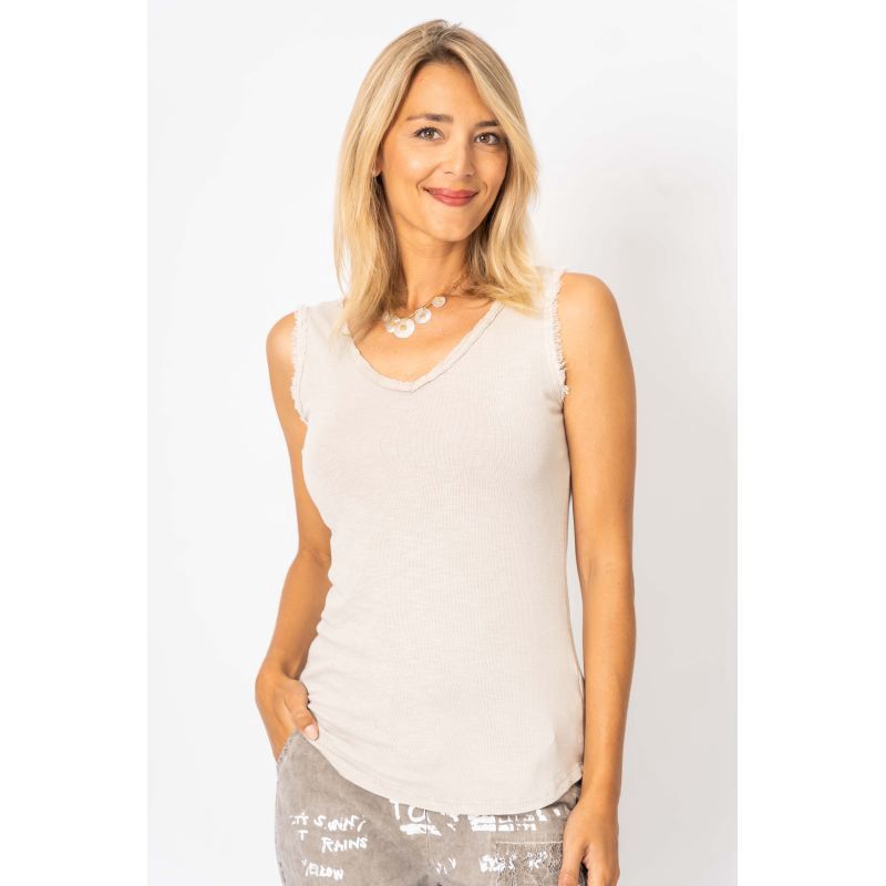 Sequin Edge Tank  OS