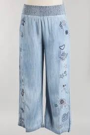 Kiana Embroidered Pant, Size: XS