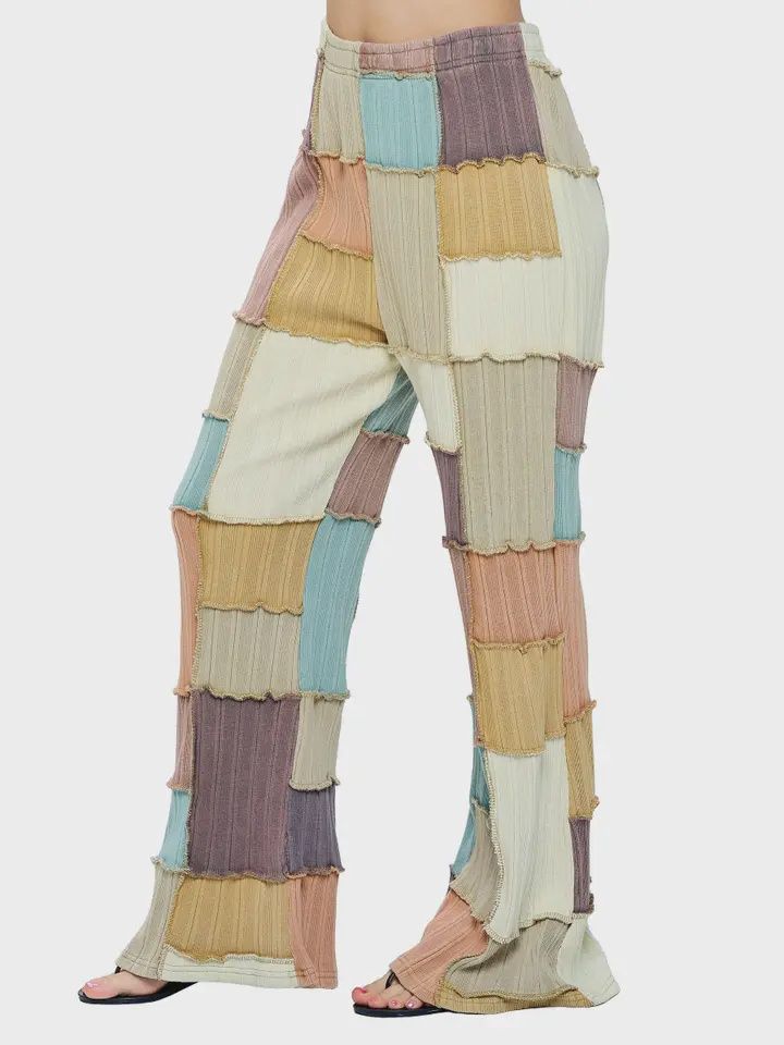 Patchwork Pants, Size: S/M