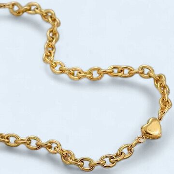 Golden Heart Necklace