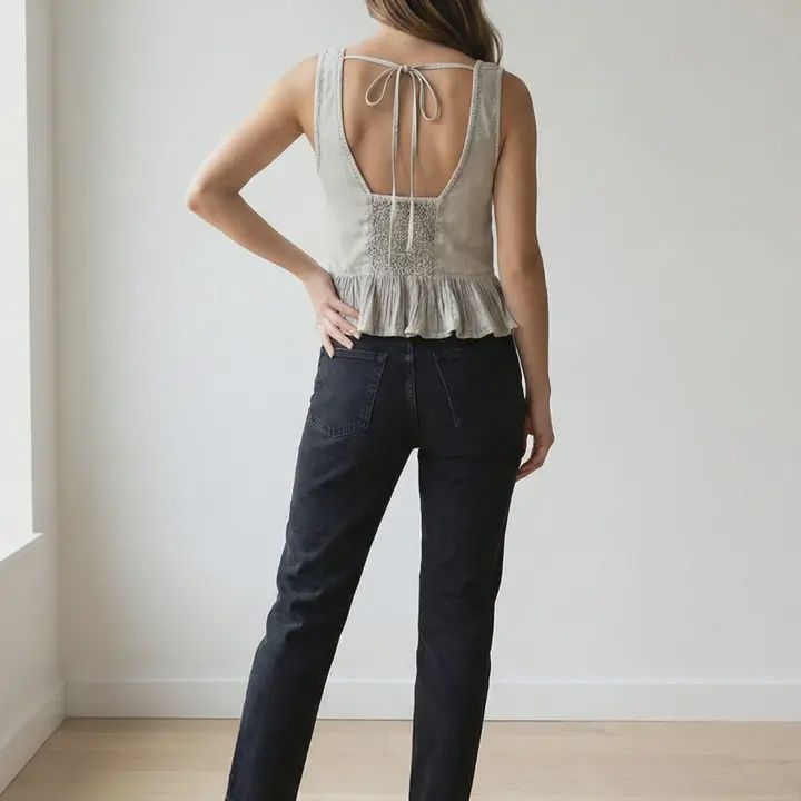 Boho Peplum Tank