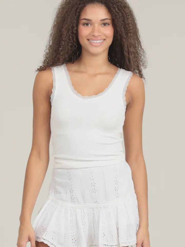 Eyelet Skort