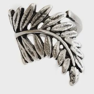 Leaf Pewter Ring