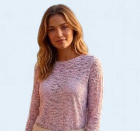 Nude Lace Top OS