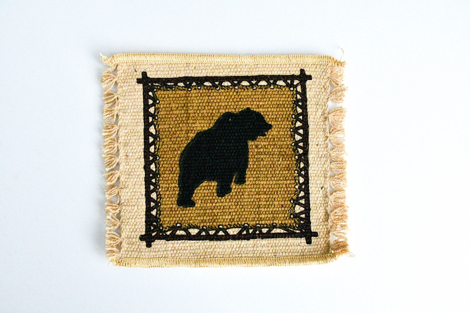 Canvas Coaster, Design: Bear