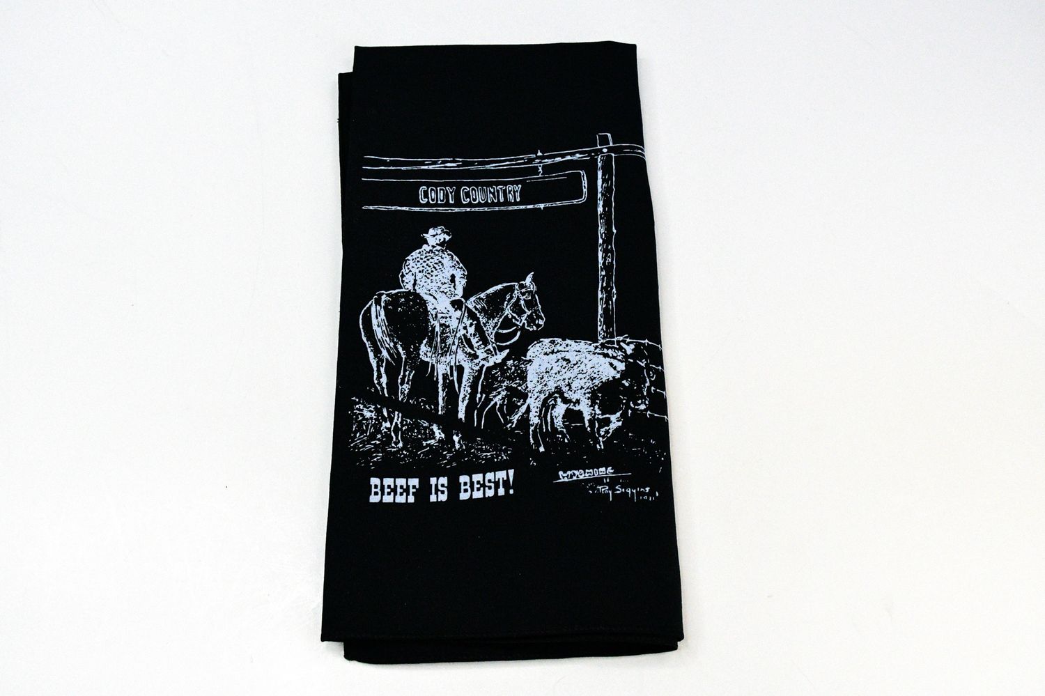 Cody Cattlewomen Bandanas, Color: Black
