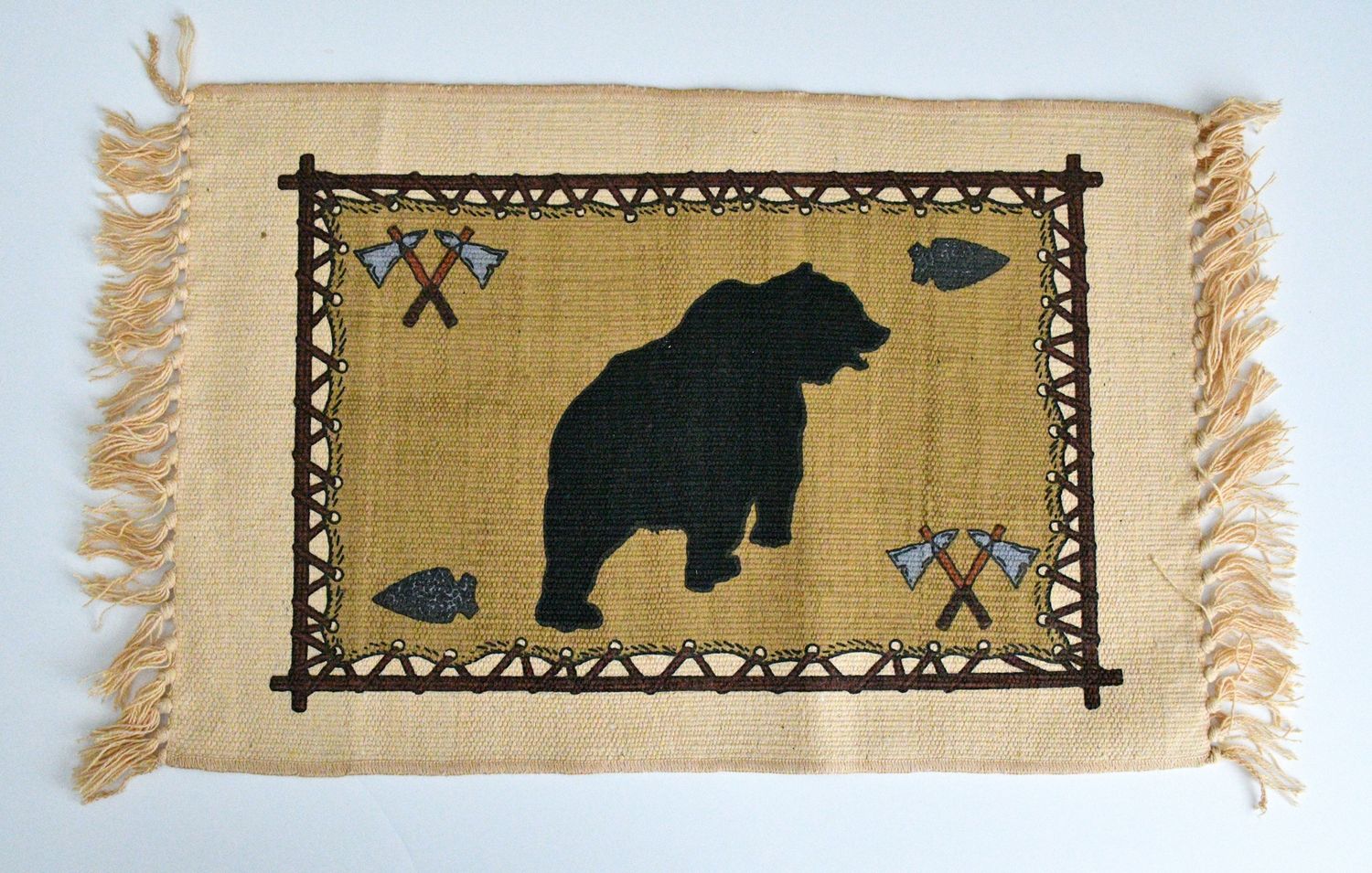 Canvas Placemat, Design: Bear