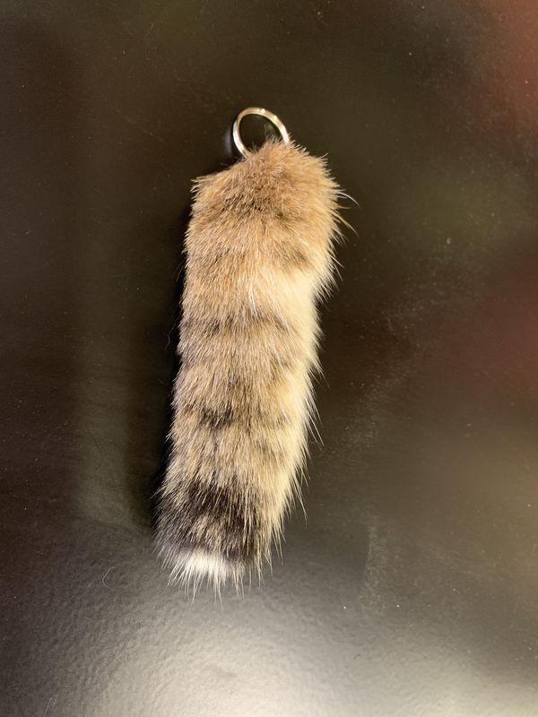 Bobcat Tail Keychain