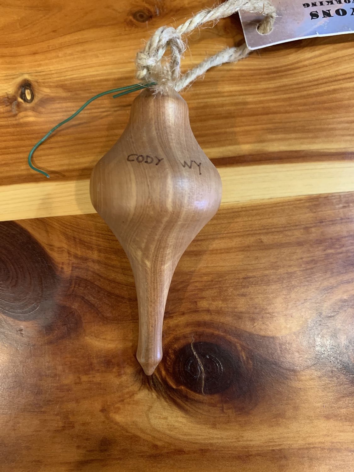 Bill Lyons Wooden Bottle Stoppers/Ornament, Design: Ornament