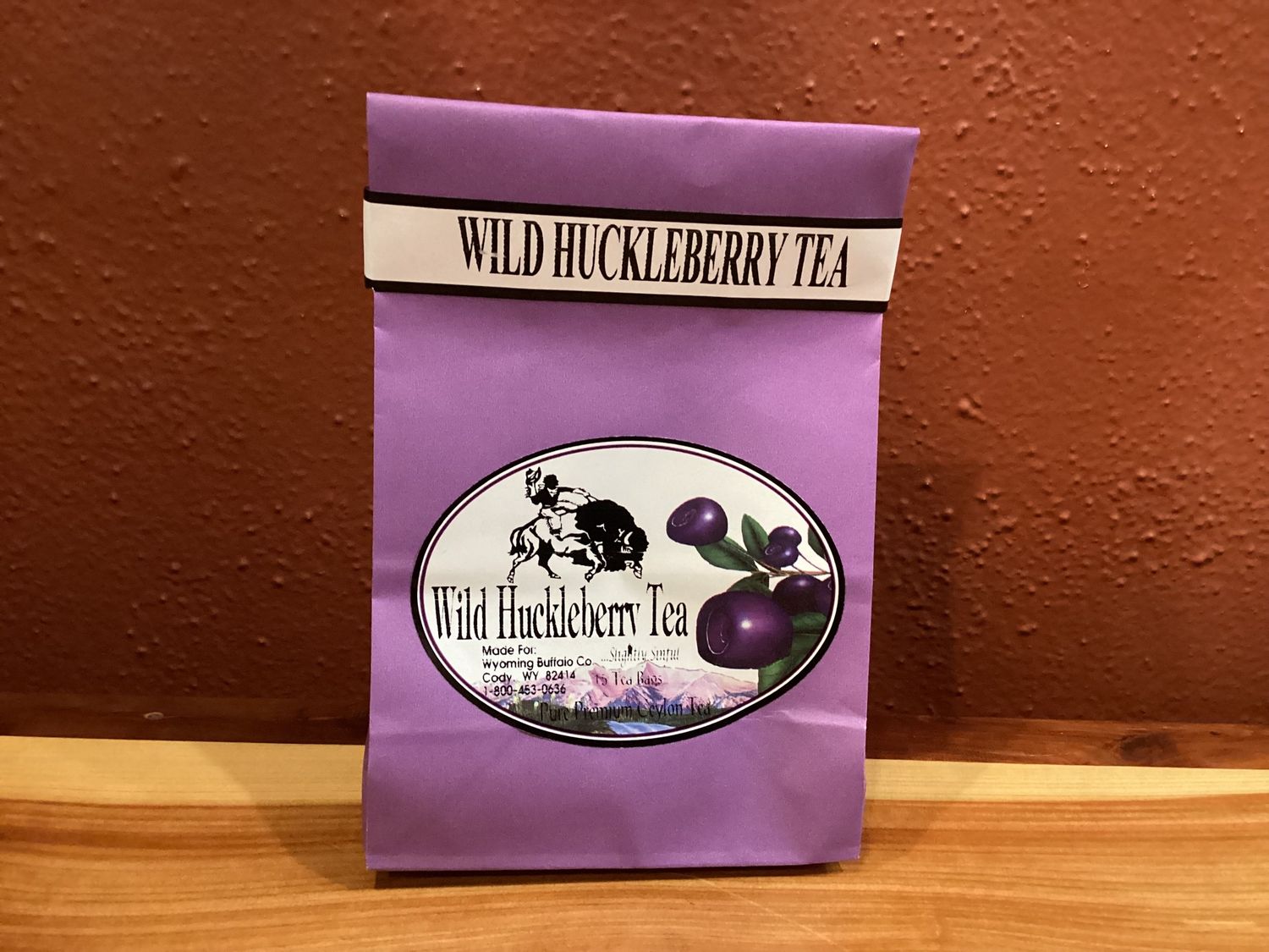 Tea Bags (15 Packs), Flavor: Huckleberry