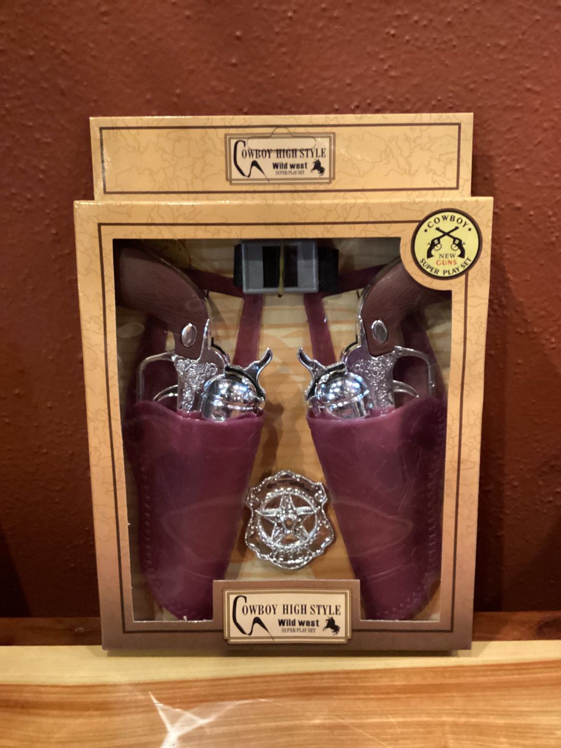 Gun Set, Style: Leather