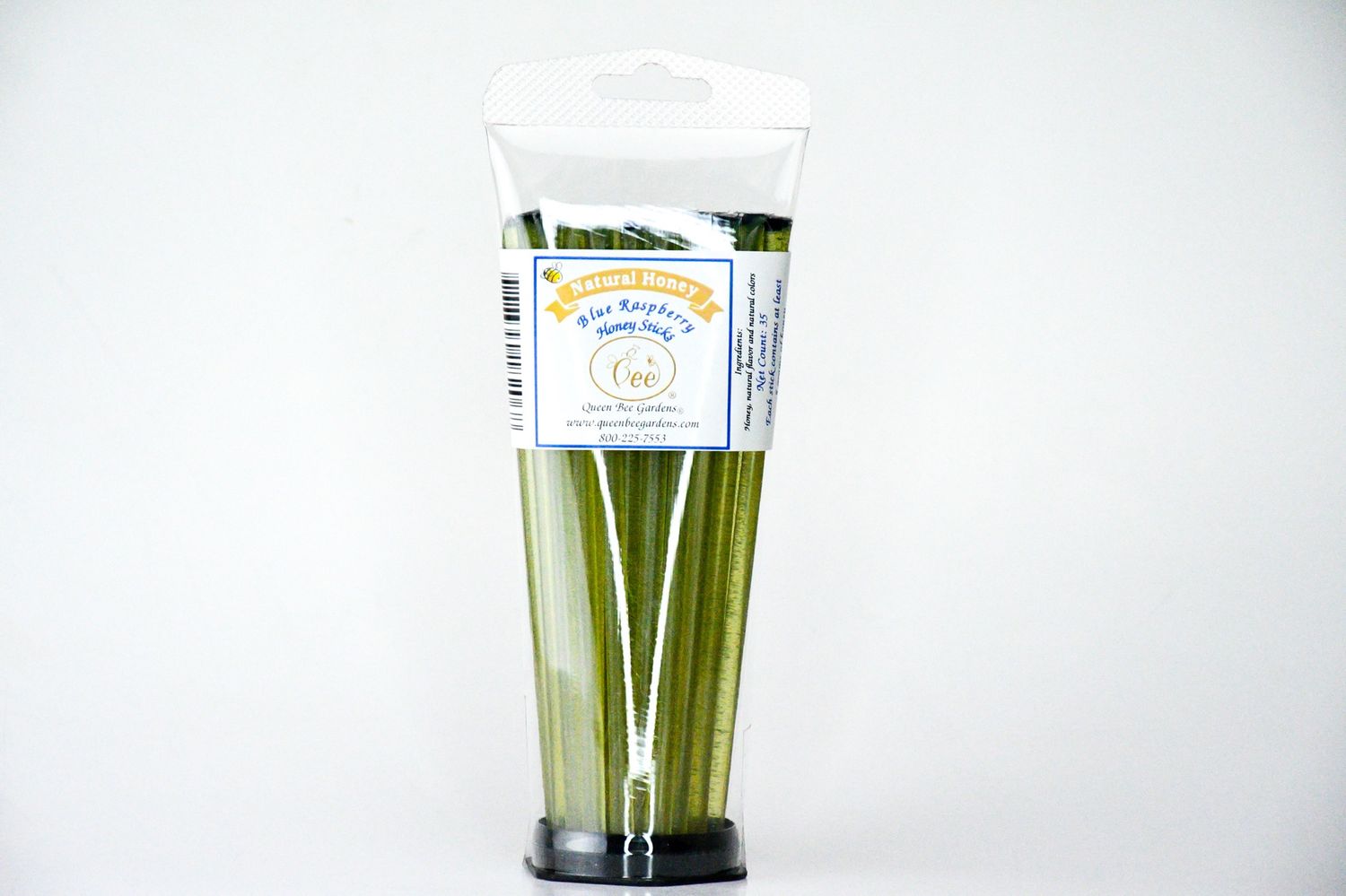 Queen Bee Honey Sticks Pack, Flavor: Blue Raspberry-35ct