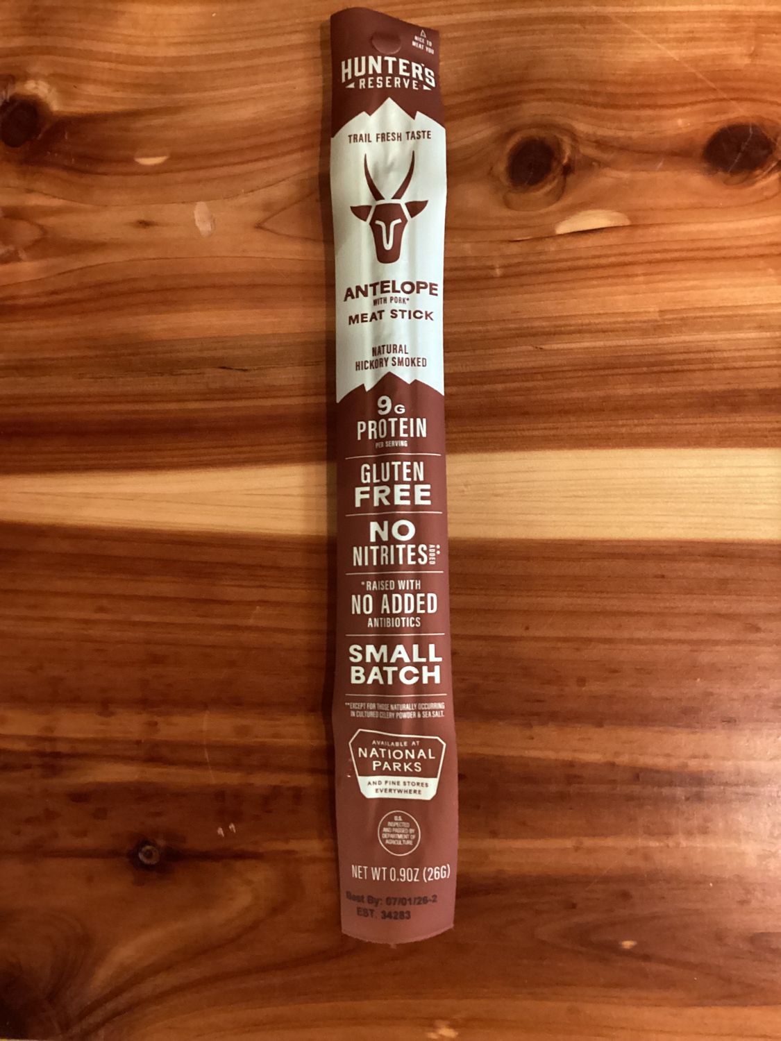 Single Snack Sticks, Flavor: Antelope