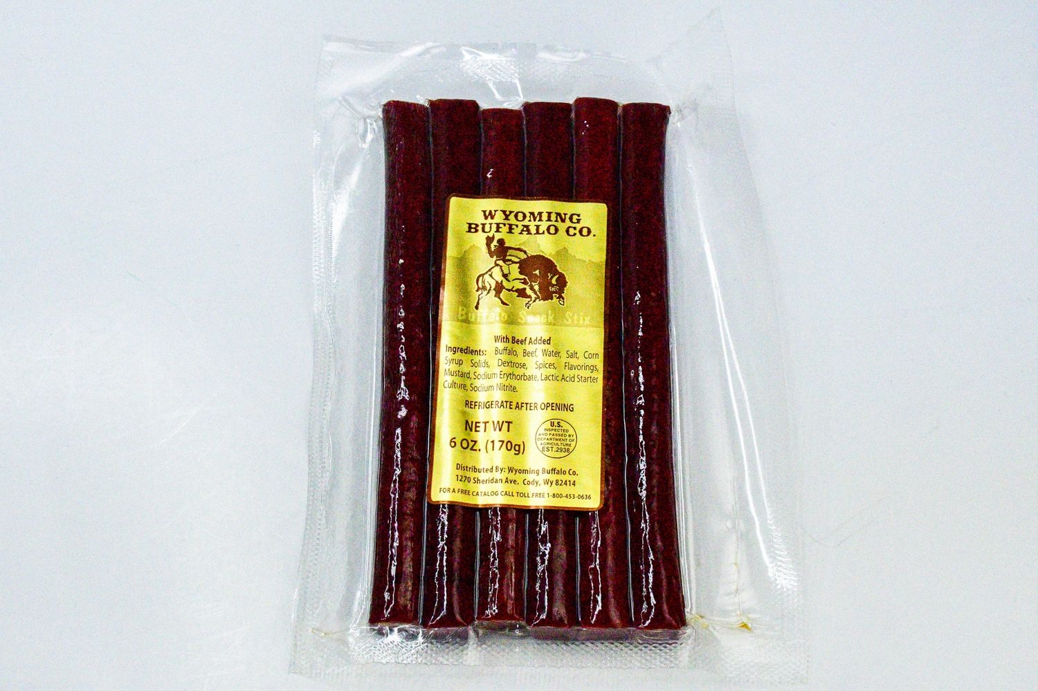 6 Pack Snack Sticks, Flavor: Buffalo