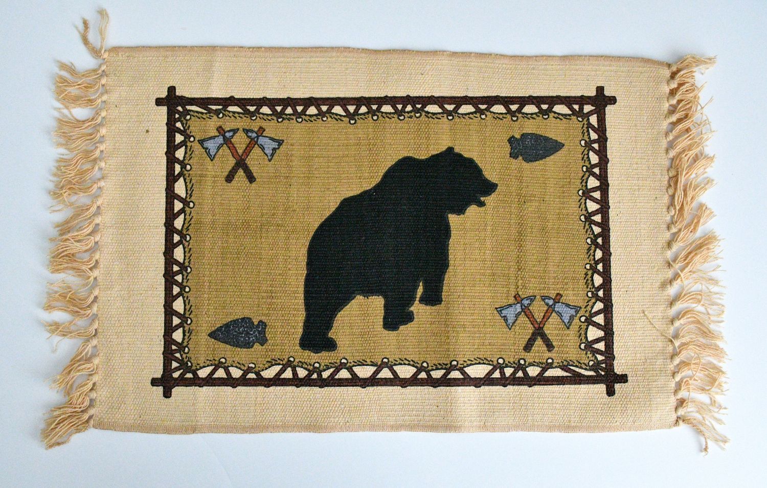 Canvas Placemat, Design: Bear