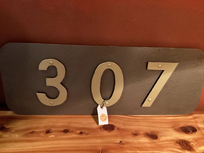 Iron 307 Rectangle Sign