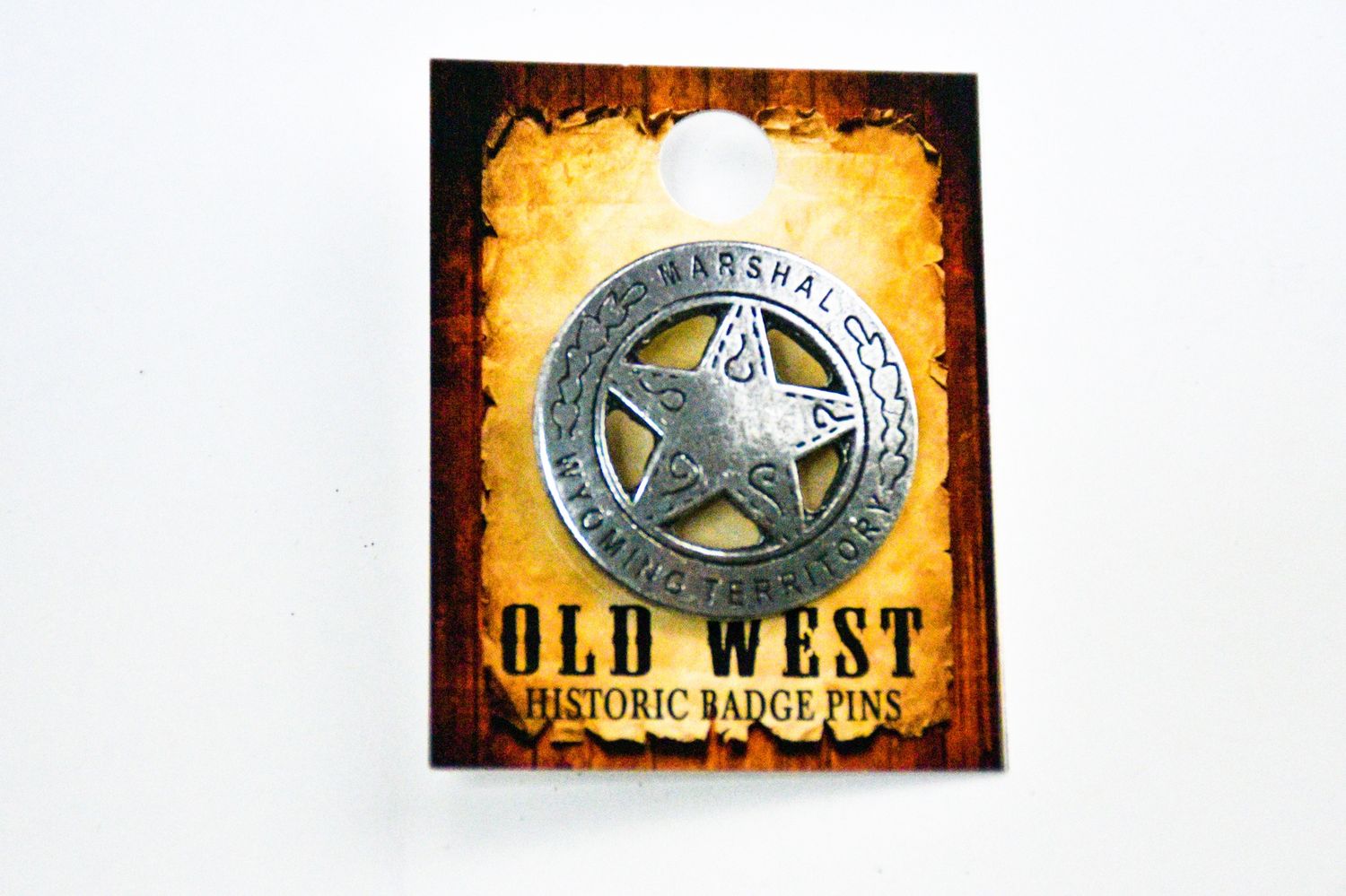 Small Western Badges, Design: Wyoming Territory Marshal