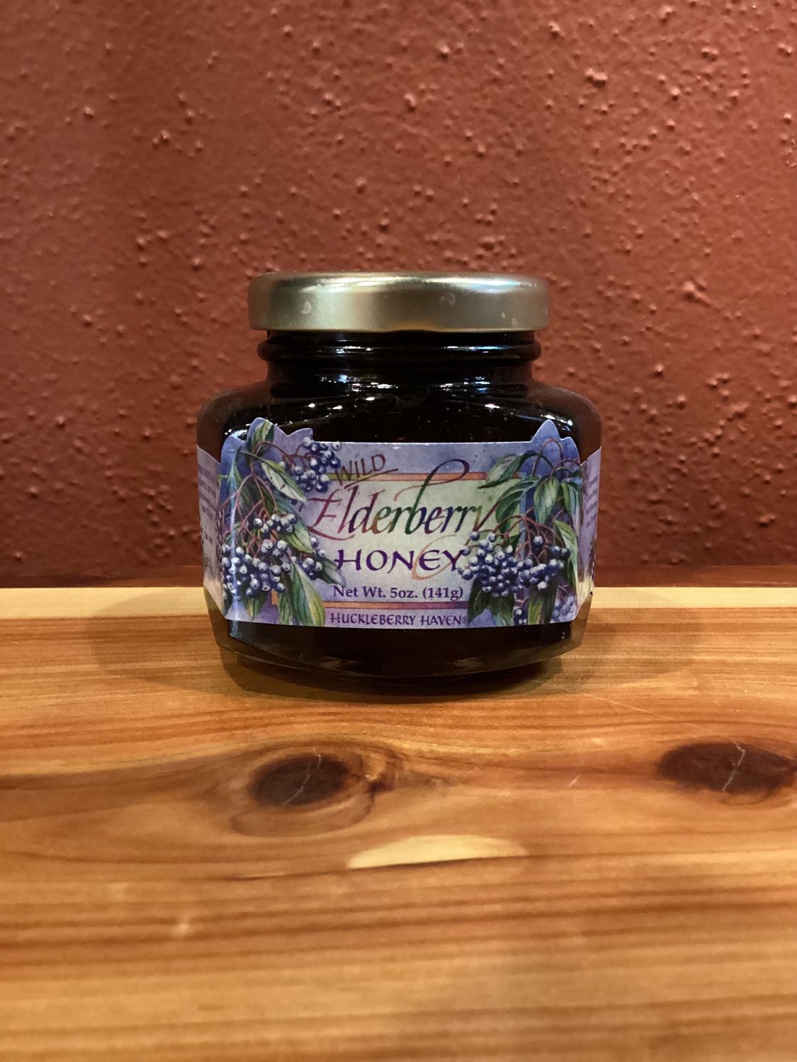 Flavored Honey, Flavor: Elderberry 5oz