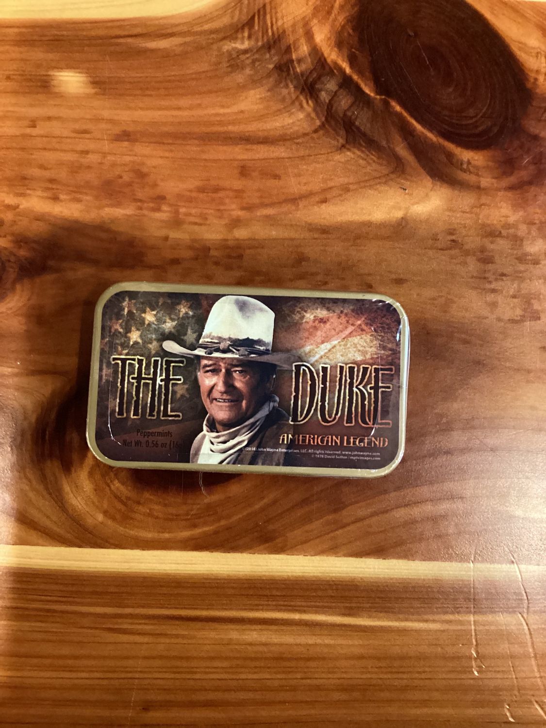 Mints, Design: John Wayne "The Duke”