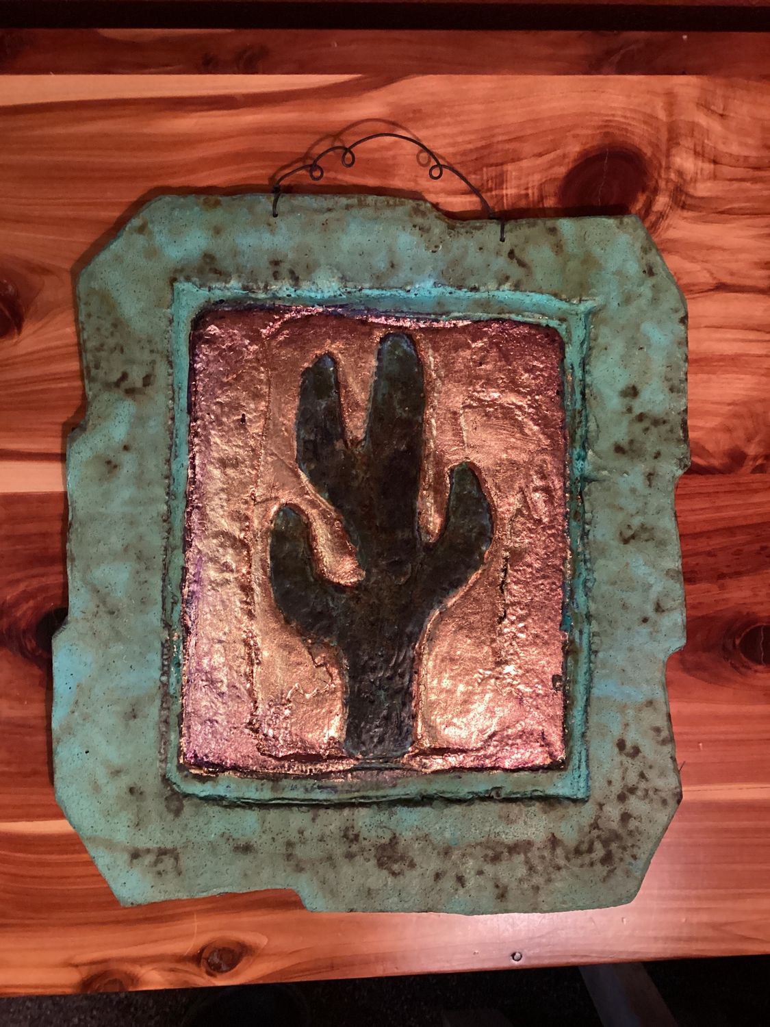 Stone Wall Hangings, Design: Cactus