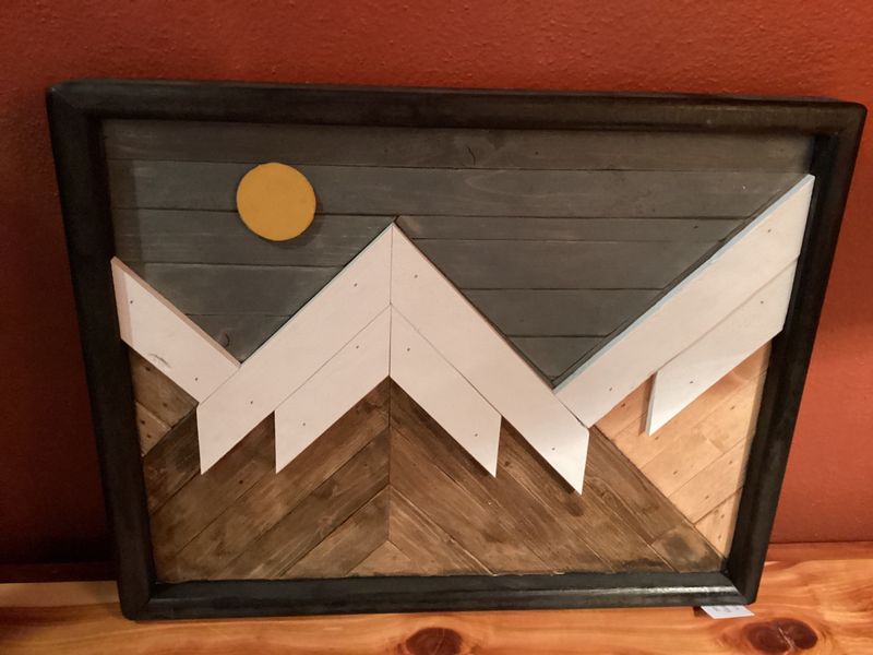 Wooden Mountain Scene