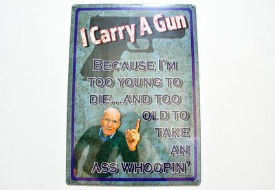 Large Tin Signs (12x17)