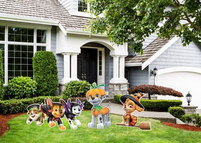 Paw Patrol Halloween Yard Signs
