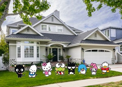 Hello Kitty &amp; Friends Yard Signs