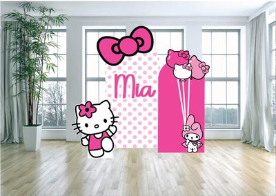 Hello Kitty Arch Backdrop