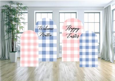Gingham Arch Backdrop