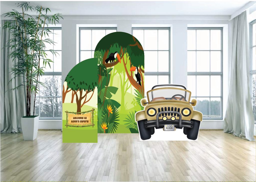 Classic Winnie the Pooh Arch Backdrop