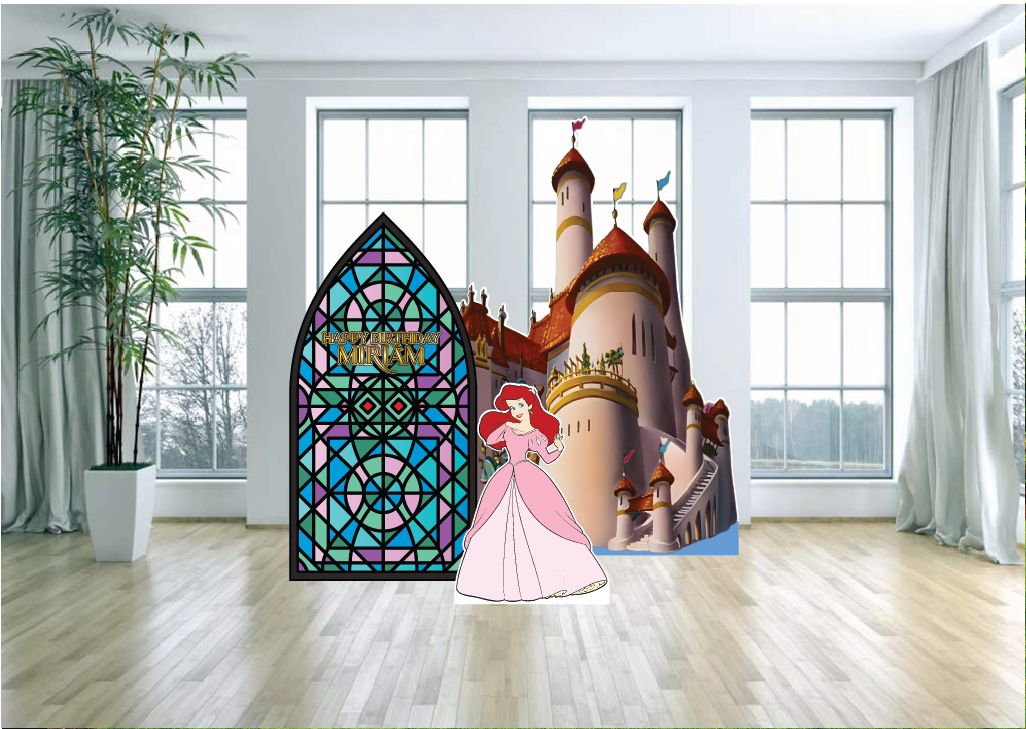 Little Mermaid Castle Arch Backdrop