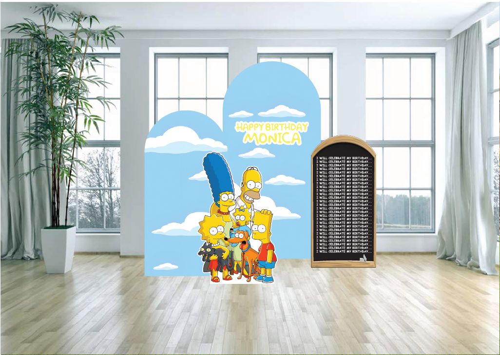 The Simpsons Arch Backdrop