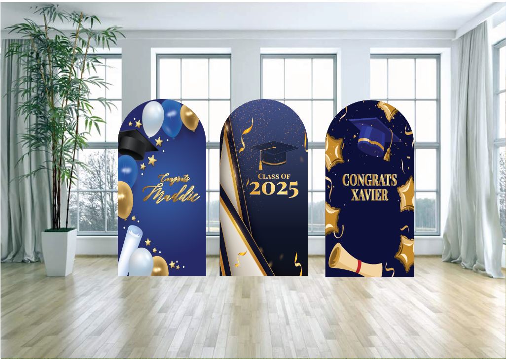 Graduation Themed Arch Backdrop