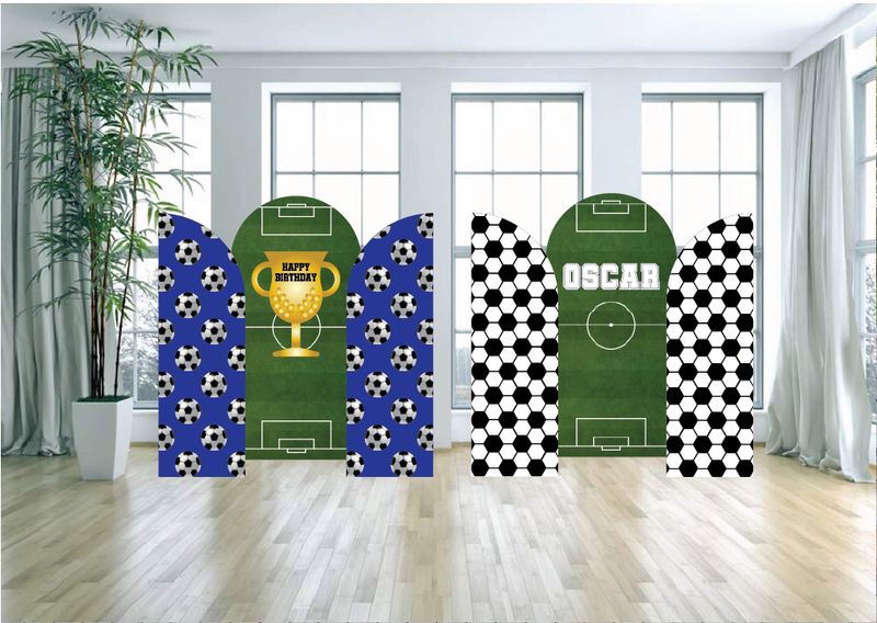 Soccer Arch Backdrop Set