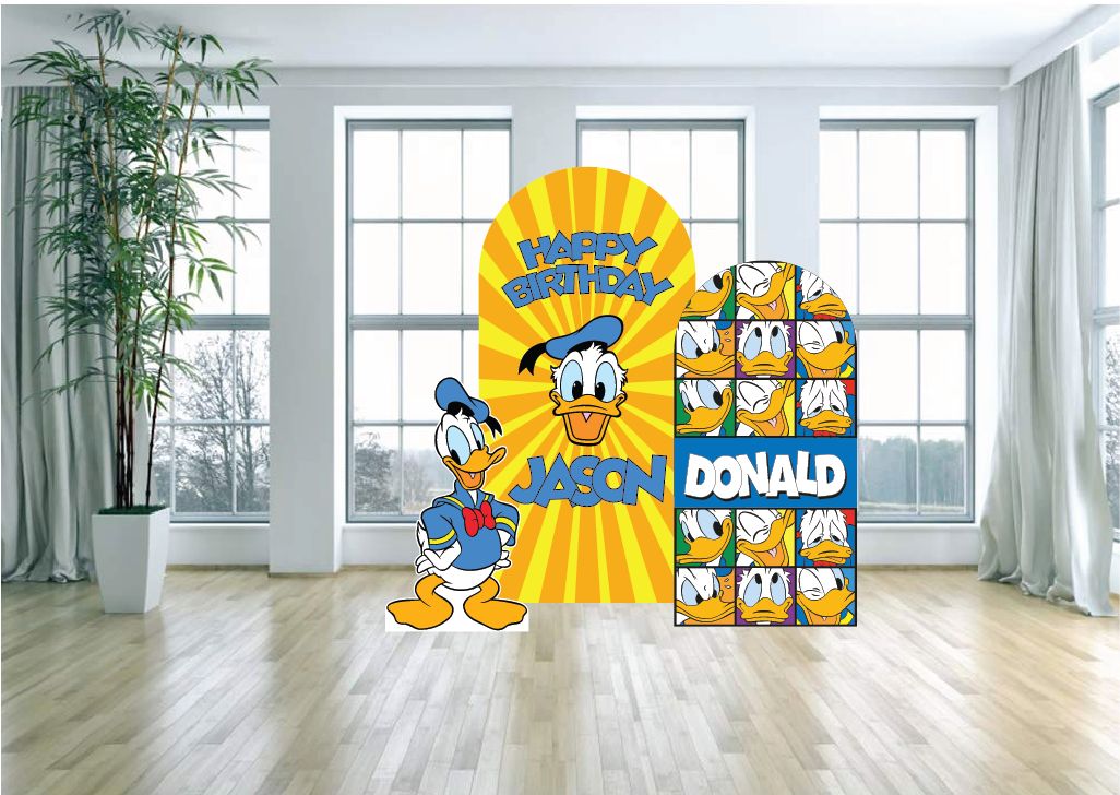 Donald Duck Arch Backdrop