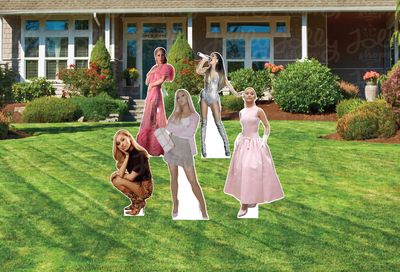 Ariana Grande Cut Out Yard Sign