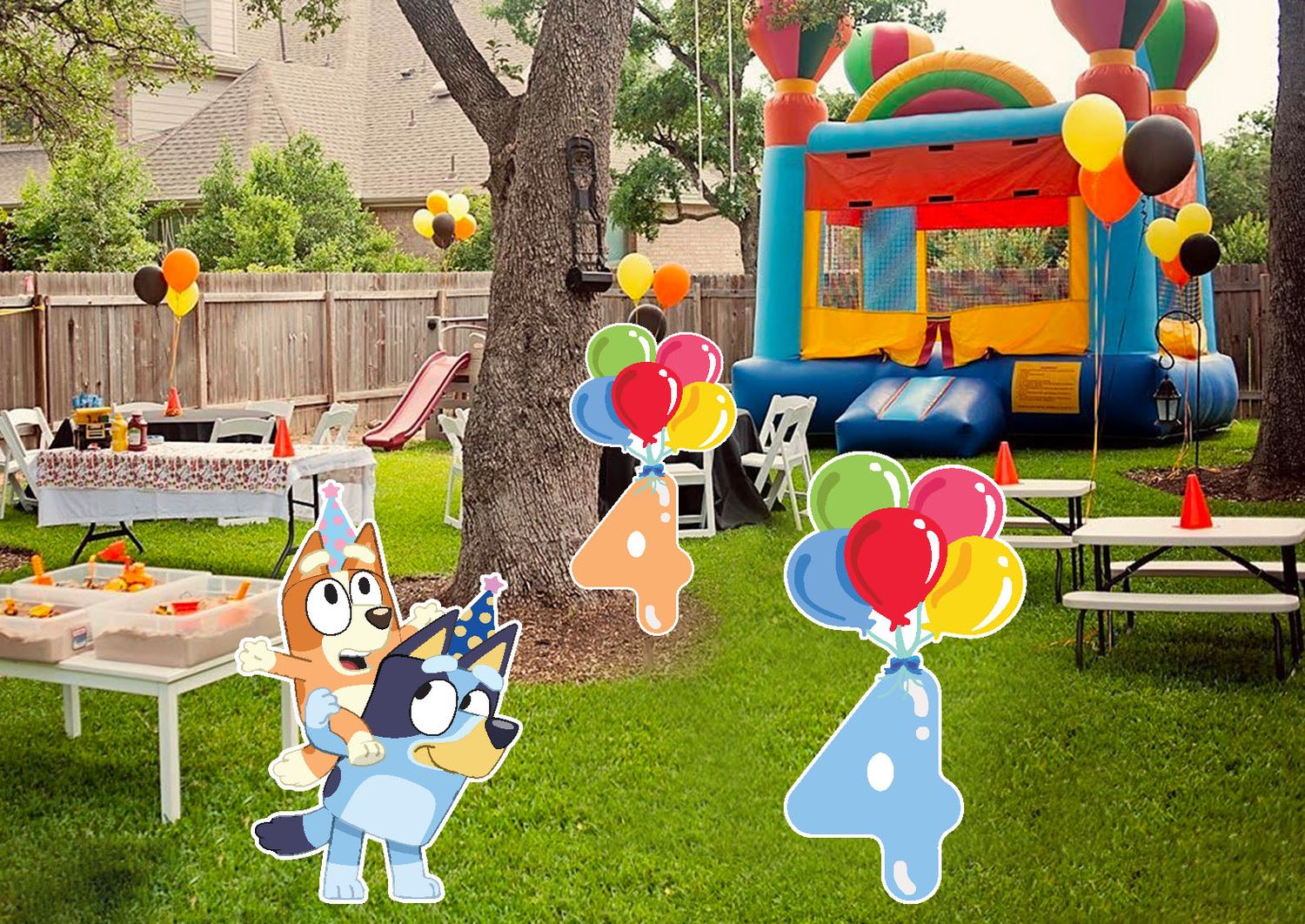 Bluey Birthday Party Yard Sign