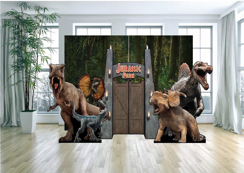 Jurassic Park Arch Backdrop