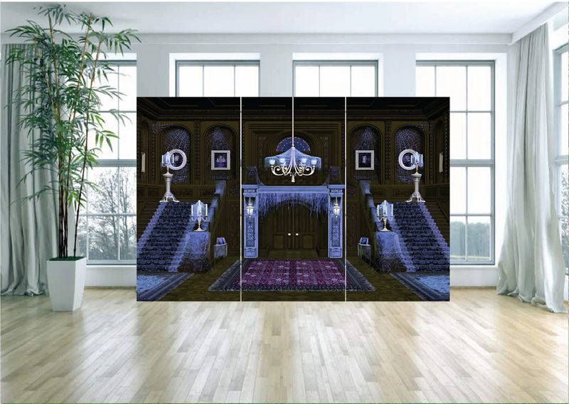 Haunted House Arch Backdrop
